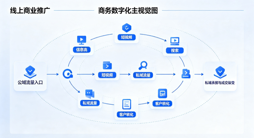 仁布县线上商业推广怎么做？全域流量闭环搭建与低成本转化实战指南